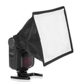 PATIKIL 7.5" x 9" Flash Diffuser Light SoftBox, Universal Collapsible Flash Diffuser with Storage Pouch for SB-5000 SB-700 SB-300 SB-900 SB-910 SB-600 SB-4, Black - size: 7.5" x 9"