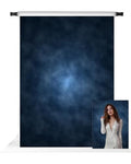 Kate 6.5x10ft Dark Blue Abstract Photography Backdrop Abstract Textures Background Old Master Blue Photo Backdrops - color: Dark Blue, size: 6.5x10ft