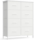 SONGMICS Dresser for Bedroom, Tall Dresser with 8 Fabric Drawers