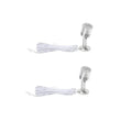 LED Mini Spotlight Indoor Picture Lights Artwork Lighting Art Lights Without Power Supply 2 Pack (Silver-6000K) - size: Silver-6000K