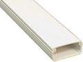 Kable Kontrol Wall Cord Cover Cable Raceways – 78” Length – 0.75” Width – 0.43” Height – 1 Pc/Pack | Two-Piece Configuration | Paintable White PVC | TV Wire Concealer | Plastic Wire Conduit