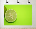 Trykid 9x6ft Fresh Lime Slice Backdrop Green Rind Citrus Fruit Scene Photography Background Food Themed Event Party Decoration Tapestry Photo Booth Prop Fabric - size: 9x6ft