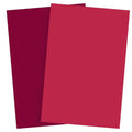 Bessie Bakes Berry Magenta Solid Color Roll-Up 2 Feet x 3 Feet Photography Backdrops 2 Pack - color: Raspberry Wine, Claret