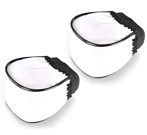 (2 Pcs) Fotasy Soft Universal Cloth Flash Bounce Diffuser Cap for Flashgun Speedlite, Universial Flash Diffuser, Compatible with Canon Nikon Sony Metz Nissin Olympus Pentax Sigma Sunpak Flashes