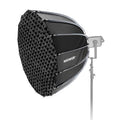 NEEWER Basics Parabolic Softbox Bowens Mount, 47" Quick Release Soft Box Light Diffuser/Grid/Bag Compatible with Godox Compatible with Aputure 600d Studio Photography Video Recording Lighting, NS39P - style: 47"/ 120cm Parabolic