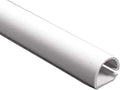 Kable Kontrol Wall Cord Cover Cable Raceways – 60” Length – 0.43” Width – 0.50” Height – 1 Pc/Pack | Two-Piece Configuration | Paintable White PVC | TV Wire Concealer | Plastic Wire Conduit