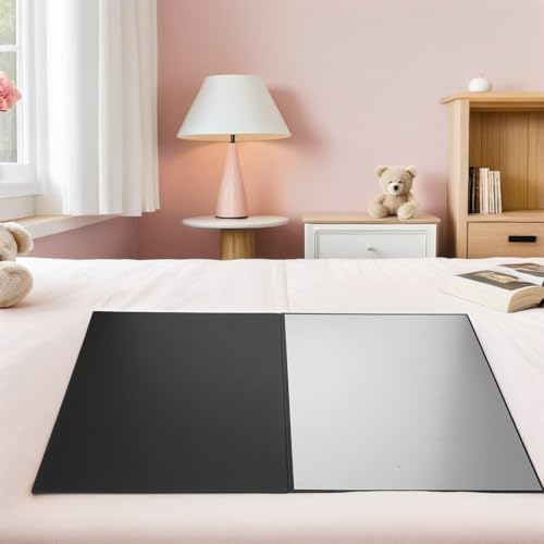 HOMSFOU A3 Silver Photography Reflector Board, Small Tabletop Photo Reflector Cardstock for Studio Lighting and Still Life Shoot, Camera Lighting Accessory for Natural Light Bounce