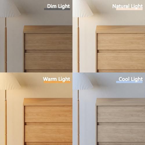 HOUROM Oak Dresser for Bedroom, 59in Modern 9 Drawer Chest of Drawers