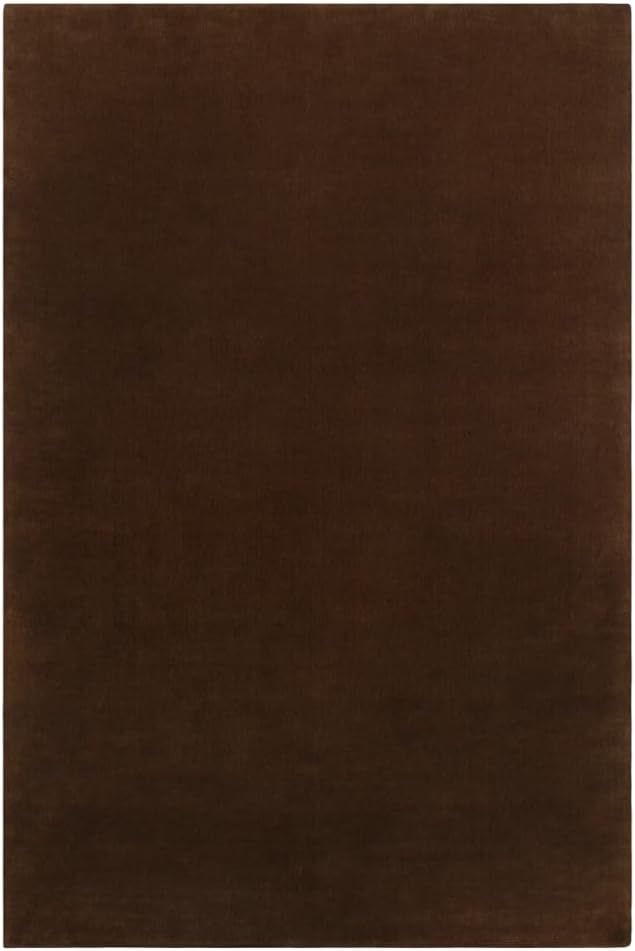 Hand-Tufted Wool Runner Area Rug – Soft Premium Wool Carpet for Living Room, Bedroom & Home Décor – 2.6X8 ft| Walnut – Durable, Non-Slip Backing, Handcrafted Rug