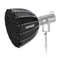NEEWER Basics Parabolic Softbox Kit, 21.7" Quick Release Bowens Mount Soft Box Light Diffuser Compatible with Godox Compatible with Aputure 600d Studio Photography Video Recording Lighting, NS36P - style: 21.7"/55cm Parabolic