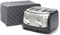 Covermates Keepsakes Toaster Cover - Dust Protection - Stain Resistant - Washable Appliance Cover, Slate