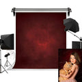 Kate 5x7ft/1.5m(W) x2.2m(H) Dark Red Texture Backdrop Burgundy Abstract Portrait Background Photo Video Studio Props - size: 5x7ft