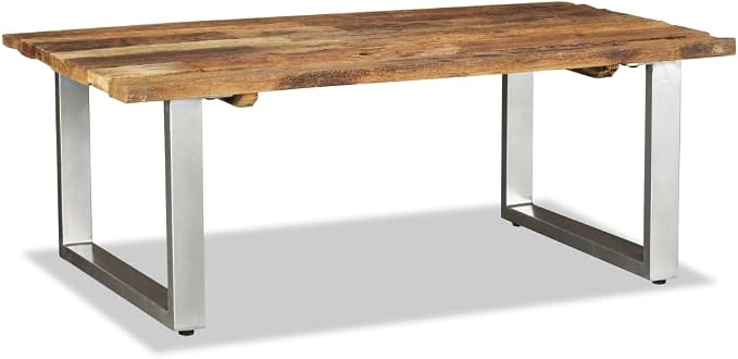 YAFF Coffee Table Solid Reclaimed Wood 39.4"x23.6"x15"