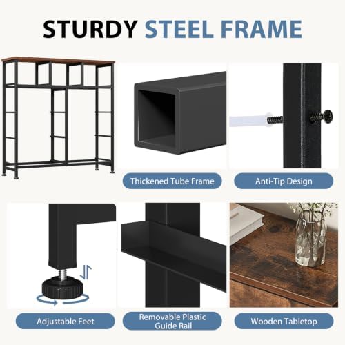 DUMOS Dresser for Bedroom, Storage Organizer with 9 Drawers