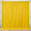 10x8ft Wrinkle Free Yellow Backdrop Curtain Panels, Thick Polyester Lemon Yellow Backdrop Drapes for Wedding Birthday Party Background Baby Shower - color: Yellow, size: 10ftx8ft