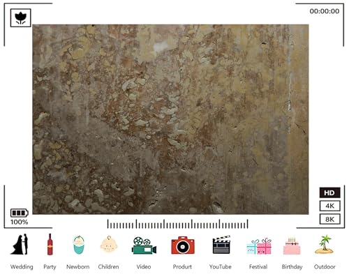 Trykid 6x4ft Rustic Concrete Grunge Texture Backdrop Distressed Surface Photography Background Home Wall Gathering Party Decoration Tapestry Photo Booth Prop Fabric - size: 6x4ft
