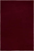 Hand-Tufted Wool Rectangle Area Rug – Soft Premium Wool Carpet for Living Room, Bedroom & Home Décor – 10X13 ft| Deep Wine – Durable, Non-Slip Backing, Handcrafted Rug