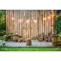 10x6.5ft Wedding Backdrop for Party Grassland Wood Decorations Fairylight Graden Wedding Outdoor Photography Background Engagement Photo Booth Birthday Baby Shower Graduation Video Shoot - size: 10x6.5ft