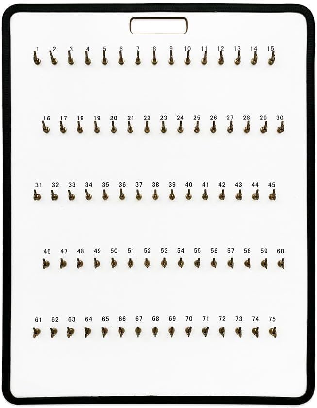 MICRO TEC Masonite Key Holder Wall Mount with 38 Spring Lock Hooks, 16" x 23-1/2" Heavy Duty Wall Mounted Key Organizer Board for Dealership, Office, Garage & Fleet Key Management - Pack of 1