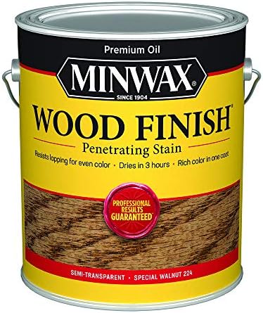 Minwax 710760000 Wood Finish 250 VOC Compliant, Special Walnut Stain, Gallon