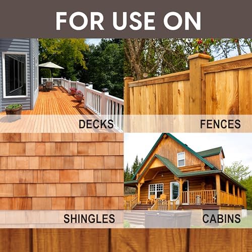 Ready Seal Exterior Wood Stain & Sealer, Golden Pine, 5 Gallon