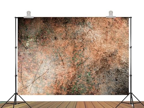 15x8ft Fabric Rough Granite Rock Texture Backdrop Earthy Red Brown Surface Background for Product Photography Party Decorations Banner Photo Booth Props Tapestry - size: 15X8ft