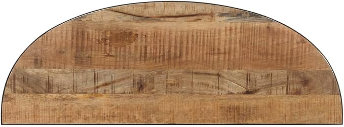 Solid Wood Side Table, Natural Finish Mango Accent Table, Nightstand