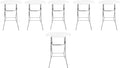 PRO&Family Commercial Round Folding Table, White Top, Powder-Coated Steel Frame, High-Impact Polyethylene Construction, Perfect for Wedding, Party, Shool, Church. (6, 32")