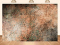 15x8ft Fabric Rough Granite Rock Texture Backdrop Earthy Red Brown Surface Background for Product Photography Party Decorations Banner Photo Booth Props Tapestry - size: 15X8ft