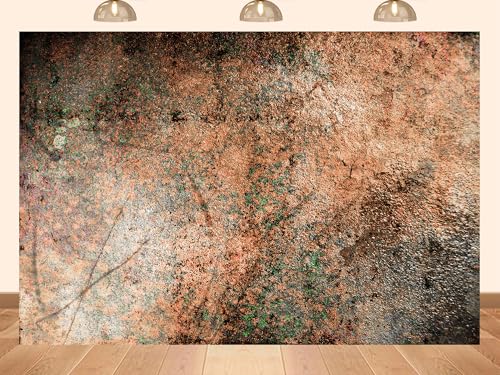 12x10ft Fabric Rough Granite Rock Texture Backdrop Earthy Red Brown Surface Background for Product Photography Party Decorations Banner Photo Booth Props Tapestry - size: 12X10ft