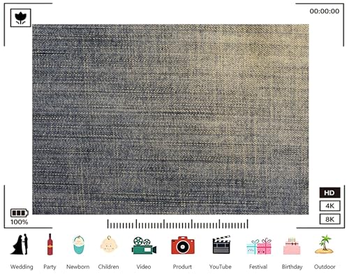 Trykid 5x5ft Washed Blue Denim Texture Backdrop Woven Jean Material Faded Gradient Surface Photography Background Casual Fashion Craft Party Decoration Tapestry Photo Studio Prop Fabric - size: 5x5ft