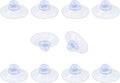 10 Pack Glass Table Suction Cups - 30mm Rubber Suckers