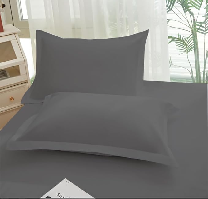 Air Mattress Sheets - 2 Pieces Set - Suitable for Inflatable mattresses 18 inches deep - can be inflated Without disassembly, Convenient, Sturdy, Easy to use air Bed Sheet(Gray，Twin)
