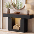 Homieasy Console Table, 47" Entryway Table with Charging Station
