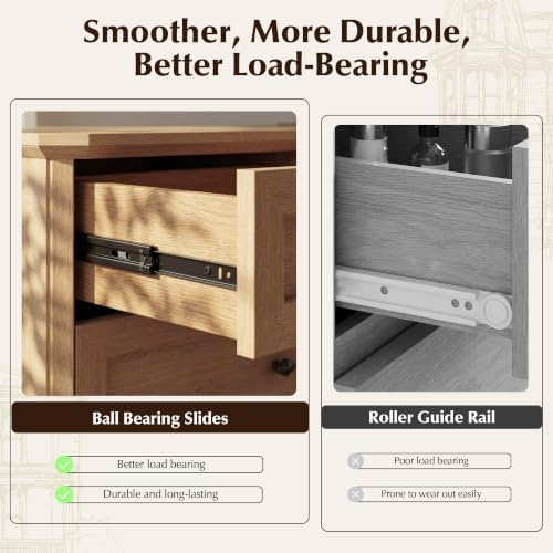 7 Drawers Dresser for Bedroom, 54" Wide Chest of Drawers w/Charging Station