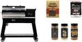 recteq Patio Legend 600 Pellet Smoker, Pellet Grill with Wifi & App Connectivity, Outdoor Smokers Grills, Wood Pellet Grills, Temp Range 180° to 700+°, Smoker Grill + Grilling Basics Bundle