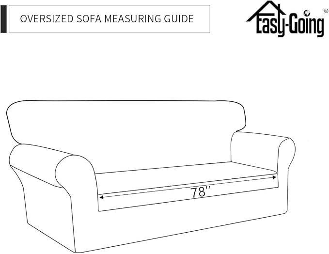 Easy-Going Sofa Slipcover Oversized Sofa Cover Waterproof Couch Cover Furniture Protector Cover Pets Covers Washable Non-Slip Fabric Pets Kids Children Dog Cat (Oversized Sofa, Wine)