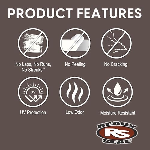 Ready Seal Exterior Wood Stain & Sealer, Pecan, Turbo Spray