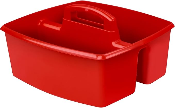 Storex Industries Storex Large Caddy, Red