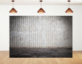 12x10ft Textured Concrete Wall Backdrop Neutral Gray Tone Photography Background for Urban Themed Party and Home Wall Tapestry Decorations Banner Photo Booth Props - size: 12x10ft