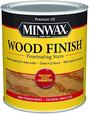 Minwax Wood Finish, Colonial Maple, 1 Quart