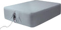 Twin Fitted Sheet for Air Mattress, with 18-24 Inch Extra Deep Pocket, Soft Breathable Air Bed Mattress Sheet Cover for Inflatable Bed, Grey