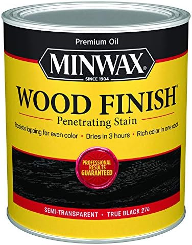 Minwax Wood Finish, True Black, 1 Quart