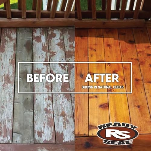 Ready Seal Exterior Wood Stain & Sealer, Golden Pine, 5 Gallon