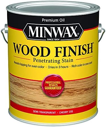 Minwax 710790000 Wood Finish 250 VOC Compliant, Cherry Stain, Gallon