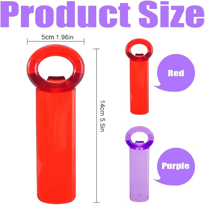 FDKYOEK 2 PCS Jar Opener, Jar Key Opener, Easy Grip Jar Lid Opener for Weak Hands, Plastic Jar Opener for Elderly and Seniors
