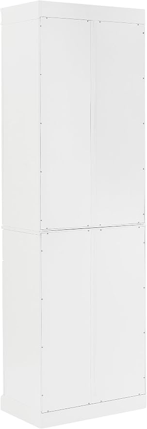 Crosley Furniture Stanton 2-Piece Glass Door Kitchen Storage Pantry Cabinet