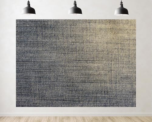 Trykid 5x5ft Washed Blue Denim Texture Backdrop Woven Jean Material Faded Gradient Surface Photography Background Casual Fashion Craft Party Decoration Tapestry Photo Studio Prop Fabric - size: 5x5ft