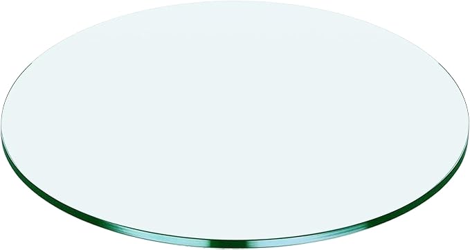 18" Round Tempered Glass Table Top
