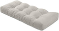 Bench Cushion 39 inches,Indoor/Outdoor Non-Slip Tufted Cushions, Premium Waterproof Linen, Soft Piano Sofa Cushions, High-Density Memory Foam(Light Grey-39x19x4in)